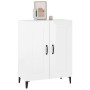 Aparador de madera contrachapada blanco brillante 69,5x34x90 cm de vidaXL, Aparadores - Ref: Foro24-812147, Precio: 80,42 €, ...