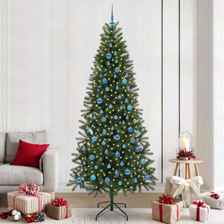 Árbol de Navidad artificial con 300 LED Verde 240 cm PE y PVC en Decoración Festiva y Estacional | Comprar online en Foru.es