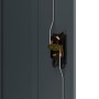 Armario archivador de acero gris antracita 90x40x105 cm en Armarios archivadores | Comprar online en Foru.es