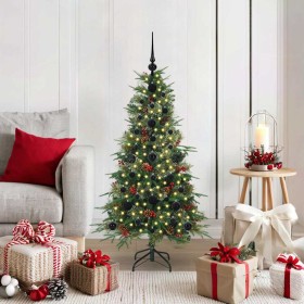 Árbol de Navidad artificial con ramas articuladas Verde 120 cm en Decoración Festiva y Estacional | Comprar online en Foru.es