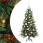 Árbol de Navidad artificial con ramas articuladas Verde 120 cm en Decoración Festiva y Estacional | Comprar online en Foru.es