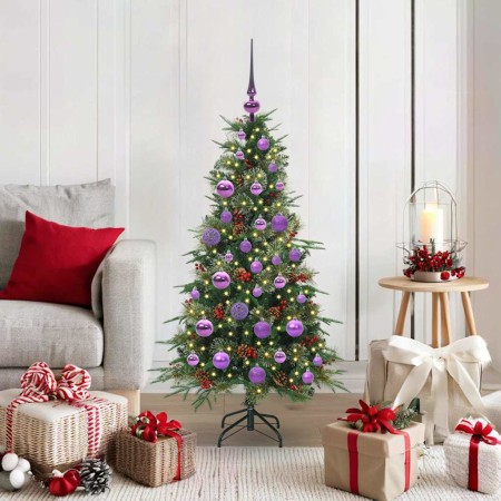 Árbol de Navidad artificial con ramas articuladas Verde 120 cm en Decoración Festiva y Estacional | Comprar online en Foru.es