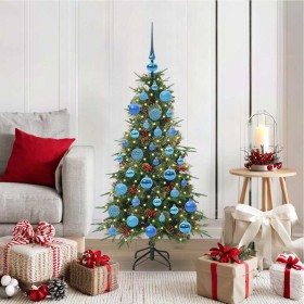 Árbol de Navidad artificial con ramas articuladas Verde 120 cm en Decoración Festiva y Estacional | Comprar online en Foru.es