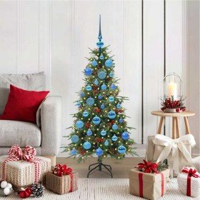 Árbol de Navidad artificial con ramas articuladas Verde 120 cm en Decoración Festiva y Estacional | Comprar online en Foru.es