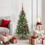 Árbol de Navidad artificial con ramas articuladas Verde 120 cm en Decoración Festiva y Estacional | Comprar online en Foru.es