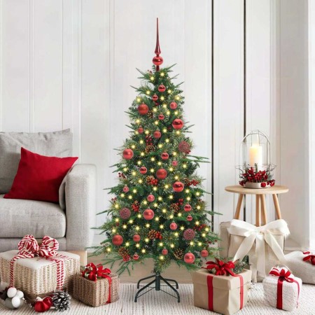 Árbol de Navidad artificial con ramas articuladas Verde 150 cm en Decoración Festiva y Estacional | Comprar online en Foru.es