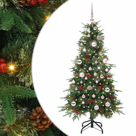Árbol de Navidad artificial con ramas articuladas Verde 150 cm en Decoración Festiva y Estacional | Comprar online en Foru.es