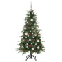 Árbol de Navidad artificial con ramas articuladas Verde 150 cm en Decoración Festiva y Estacional | Comprar online en Foru.es