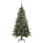 Árbol de Navidad artificial con ramas articuladas Verde 150 cm en Decoración Festiva y Estacional | Comprar online en Foru.es