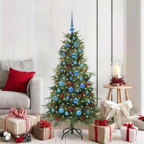 Árbol de Navidad artificial con ramas articuladas Verde 150 cm en Decoración Festiva y Estacional | Comprar online en Foru.es