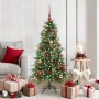Árbol de Navidad artificial con ramas articuladas Verde 150 cm en Decoración Festiva y Estacional | Comprar online en Foru.es