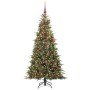 Árbol de Navidad artificial con ramas articuladas Verde 180 cm en Decoración Festiva y Estacional | Comprar online en Foru.es