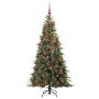 Árbol de Navidad artificial con ramas articuladas Verde 180 cm en Decoración Festiva y Estacional | Comprar online en Foru.es