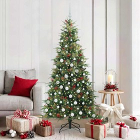 Árbol de Navidad artificial con ramas articuladas Verde 180 cm en Decoración Festiva y Estacional | Comprar online en Foru.es