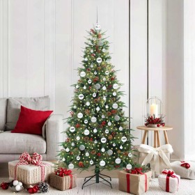 Árbol de Navidad artificial con ramas articuladas Verde 180 cm en Decoración Festiva y Estacional | Comprar online en Foru.es