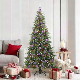 Árbol de Navidad artificial con ramas articuladas Verde 180 cm en Decoración Festiva y Estacional | Comprar online en Foru.es