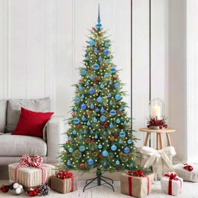 Árbol de Navidad artificial con ramas articuladas Verde 180 cm en Decoración Festiva y Estacional | Comprar online en Foru.es