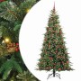 Árbol de Navidad artificial con ramas articuladas Verde 210 cm en Decoración Festiva y Estacional | Comprar online en Foru.es