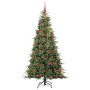 Árbol de Navidad artificial con ramas articuladas Verde 210 cm en Decoración Festiva y Estacional | Comprar online en Foru.es