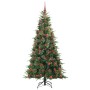 Árbol de Navidad artificial con ramas articuladas Verde 210 cm en Decoración Festiva y Estacional | Comprar online en Foru.es
