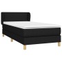 Cama box spring con colchón tela negro 90x200 cm de vidaXL, Camas y somieres - Ref: Foro24-3126615, Precio: 304,52 €, Descuen...