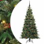 Árbol de Navidad artificial con ramas articuladas Verde 210 cm en Decoración Festiva y Estacional | Comprar online en Foru.es