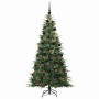 Árbol de Navidad artificial con ramas articuladas Verde 210 cm en Decoración Festiva y Estacional | Comprar online en Foru.es