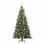 Árbol de Navidad artificial con ramas articuladas Verde 210 cm en Decoración Festiva y Estacional | Comprar online en Foru.es