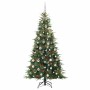 Árbol de Navidad artificial con ramas articuladas Verde 210 cm en Decoración Festiva y Estacional | Comprar online en Foru.es