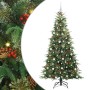 Árbol de Navidad artificial con ramas articuladas Verde 210 cm en Decoración Festiva y Estacional | Comprar online en Foru.es