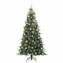 Árbol de Navidad artificial con ramas articuladas Verde 210 cm en Decoración Festiva y Estacional | Comprar online en Foru.es