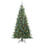 Árbol de Navidad artificial con ramas articuladas Verde 210 cm en Decoración Festiva y Estacional | Comprar online en Foru.es
