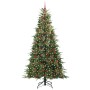 Árbol de Navidad artificial con ramas articuladas Verde 240 cm en Decoración Festiva y Estacional | Comprar online en Foru.es