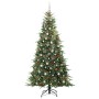 Árbol de Navidad artificial con ramas articuladas Verde 240 cm en Decoración Festiva y Estacional | Comprar online en Foru.es