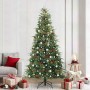 Árbol de Navidad artificial con ramas articuladas Verde 240 cm en Decoración Festiva y Estacional | Comprar online en Foru.es