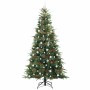 Árbol de Navidad artificial con ramas articuladas Verde 240 cm en Decoración Festiva y Estacional | Comprar online en Foru.es