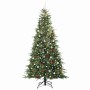 Árbol de Navidad artificial con ramas articuladas Verde 240 cm en Decoración Festiva y Estacional | Comprar online en Foru.es