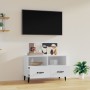 Mueble para TV madera contrachapada blanco 80x36x50 cm de vidaXL, Muebles TV - Ref: Foro24-812591, Precio: 50,34 €, Descuento: %