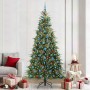 Árbol de Navidad artificial con ramas articuladas Verde 240 cm en Decoración Festiva y Estacional | Comprar online en Foru.es