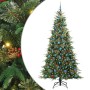 Árbol de Navidad artificial con ramas articuladas Verde 240 cm en Decoración Festiva y Estacional | Comprar online en Foru.es