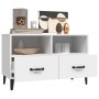 Mueble para TV madera contrachapada blanco 80x36x50 cm de vidaXL, Muebles TV - Ref: Foro24-812591, Precio: 50,34 €, Descuento: %