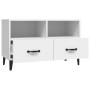 Mueble para TV madera contrachapada blanco 80x36x50 cm de vidaXL, Muebles TV - Ref: Foro24-812591, Precio: 50,34 €, Descuento: %