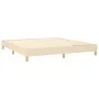 Boxspringbett mit cremefarbener Stoffmatratze 160x200 cm von vidaXL, Betten und Lattenroste - Ref: Foro24-3126658, Preis: 508...