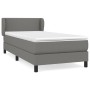 Cama box spring con colchón tela gris oscuro 100x200 cm de vidaXL, Camas y somieres - Ref: Foro24-3126142, Precio: 328,65 €, ...