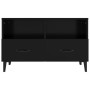 Mueble para TV madera contrachapada negro 80x36x50 cm de vidaXL, Muebles TV - Ref: Foro24-812592, Precio: 65,74 €, Descuento: %