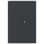 Armario archivador de acero gris antracita 90x40x140 cm en Armarios archivadores | Comprar online en Foru.es