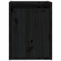 Armario de pared de madera maciza de pino negro 30x30x40 cm de vidaXL, Estantes y estanterías - Ref: Foro24-813483, Precio: 3...