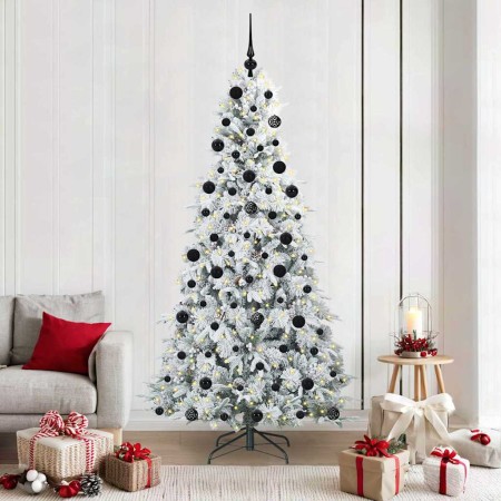 Árbol de Navidad artificial con ramas articuladas 210 cm en Decoración Festiva y Estacional | Comprar online en Foru.es