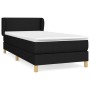 Cama box spring con colchón tela negro 80x200 cm de vidaXL, Camas y somieres - Ref: Foro24-3126599, Precio: 282,46 €, Descuen...