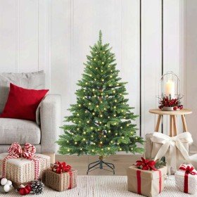 Árbol de Navidad artificial con 150 LED Verde 120 cm PE y PVC en Decoración Festiva y Estacional | Comprar online en Foru.es